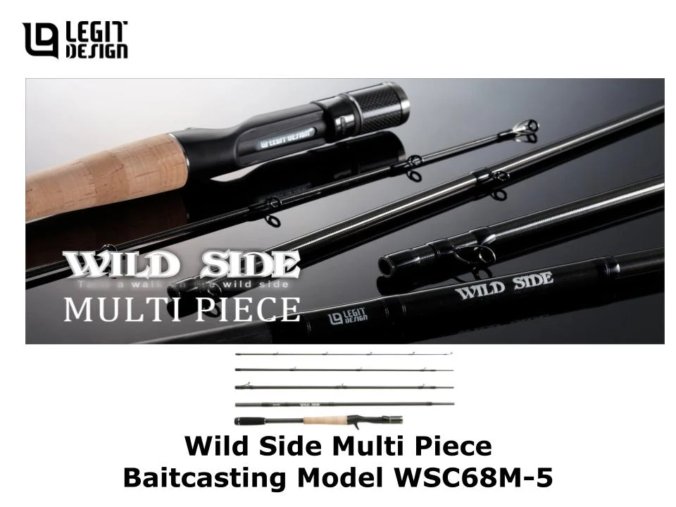 Pre-Order Legit Design Wild Side Multi Piece Baitcasting Model WSC68M-5