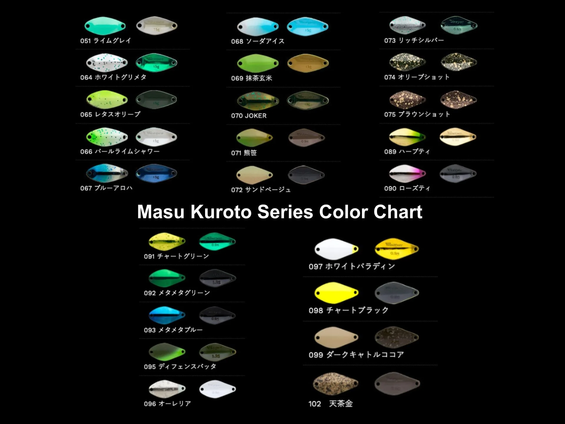 Nories Masu Kuroto Weeper 1.2g #006 Batta Composite - Image 3