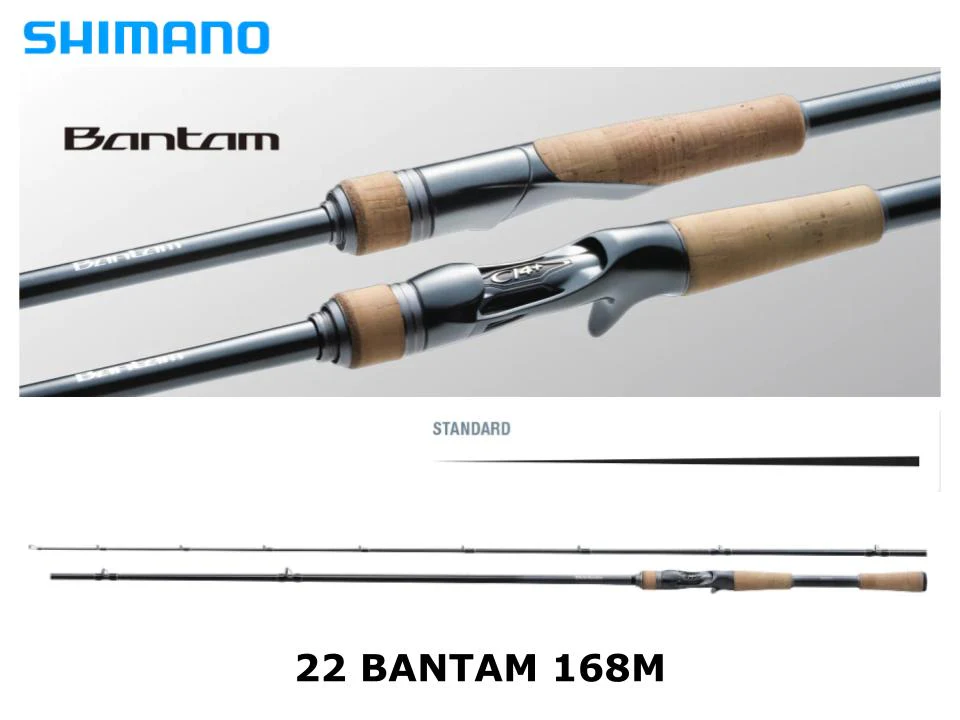 Shimano 22 Bantam 168M | 1 Piece Baitcasting