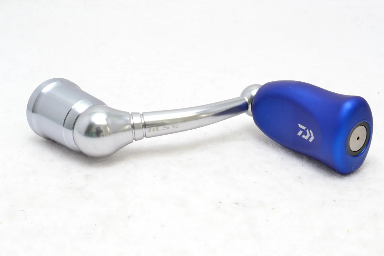 Used I'ZE Factory RCS Machine Cut Handle 45mm with RCS Cork knob Blue - Image 3