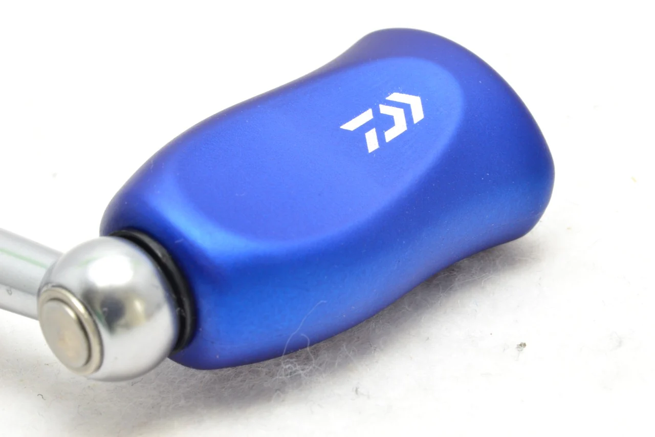 Used I'ZE Factory RCS Machine Cut Handle 45mm with RCS Cork knob Blue - Image 4